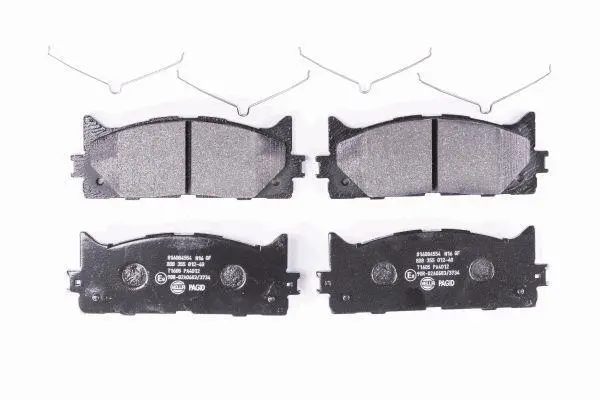 Гальмівні колодки пер. Toyota Avalon/Camry/Lexus ES 05- (Akebono) HELLA 8DB355012-401 (фото 1)
