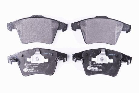 Фото колодки гальмівні дискові комплект передні HELLA 8DB355013821 Колодки гальмівні дискові комплект передні HELLA 8DB355013821