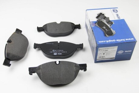 Колодки гальмівні дискові комплект передні HELLA 8DB355015251