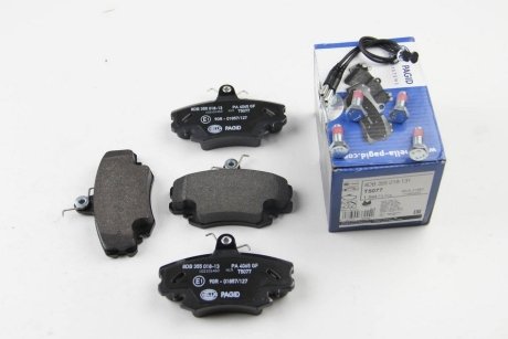 Тормозные колодки дисковые комплект; передняя. HELLA 8DB355018131 (фото 1)