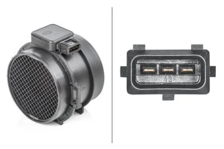 Витратомір повітря (3 pin, модуль) BMW 3 (E46), 5 (E39), X5 (E53), Z3 (E36) 3.0 04.00-10.06 HELLA 8ET009 142-341