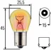 Лампа розжарювання PY21W 12V 21W BAU 15s Amber HELLA 8GA006841121 (фото 1)