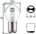 Фото 1 - лампа розжарювання S2 12V 35/35W BA20d HELLA 8GD002084131 Лампа розжарювання S2 12V 35/35W BA20d HELLA 8GD002084131 (фото 1)
