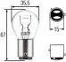Лампа розжарювання, P21/4W 12V BAZ 15d HELLA 8GD004772-121 (фото 1)