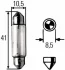 Лампа розжарювання STANDARD 12V 18W SV 8,58 HELLA 8GM002091121 (фото 1)