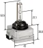 Лампа ксенонова STANDARD D1S 35W P32d-2-5 HELLA 8GS009028111
