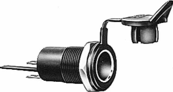 Розетка, ISO 4165, кількість штифтів/кількість активних штифтів 1, 12В, 8А HELLA 8JB004 777-001 (фото 1)