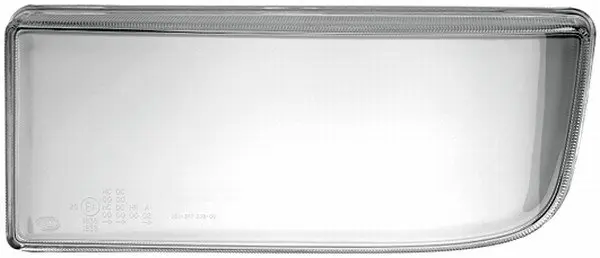 Скло фари прав (з ущільненням) MERCEDES AXOR 2 10.04- HELLA 9ES247 754-001 (фото 1)