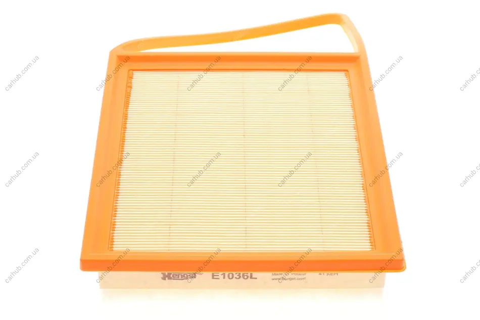 Фільтр повітряний Citroen Berlingo/Peugeot Partner 1.4-1.6HDI 10- HENGST FILTER E1036L (фото 1)