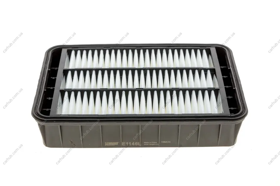 Фільтр повітряний Peugeot 4008 1.6/2.0 12-/4007 2.0-2.4i/2.2HDi 07-13/Mitsubishi Lancer 1.5-2.0 07- HENGST FILTER E1146L (фото 1)