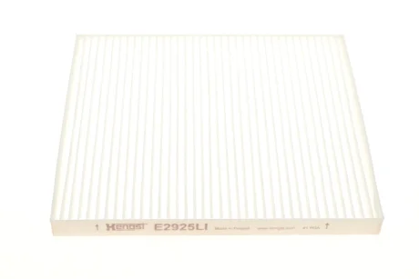 Фільтр салону Hyundai Accent/i40/Veloster 10-/Tucson 04-10/Kia Rio/Sportage/Carens 04-/Cerato 08- HENGST FILTER E2925LI