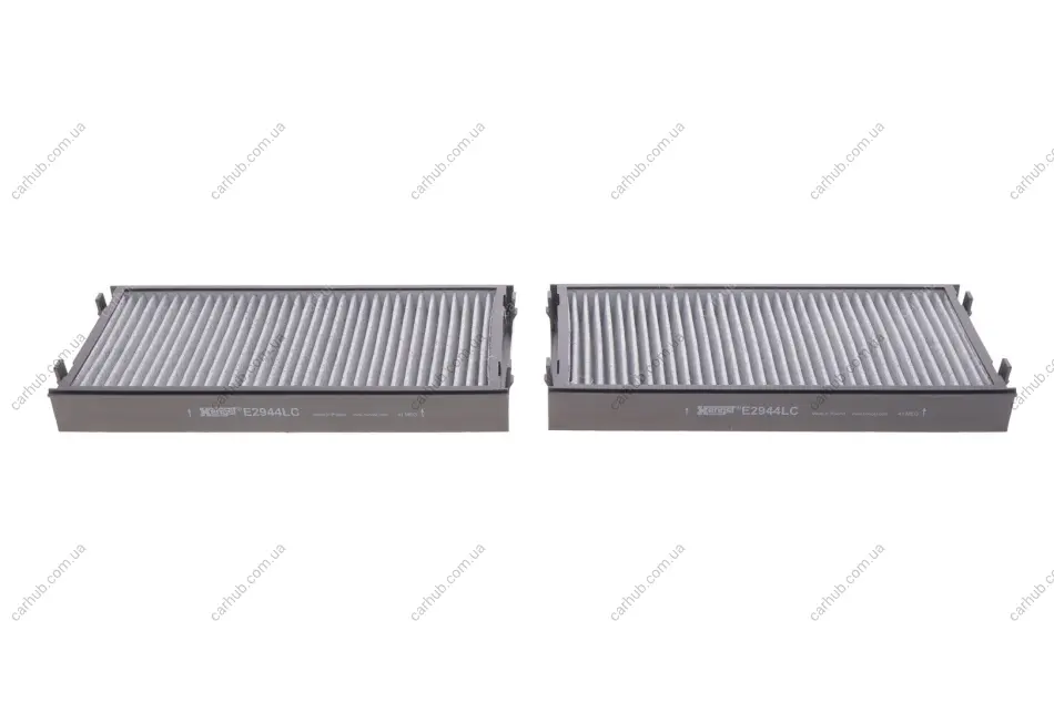 Фільтр салону BMW X5 (E70/F15)/X6 (E71/E72) 2.0-4.8 07- (вугільний) (2шт) HENGST FILTER E2944LC-2 (фото 1)