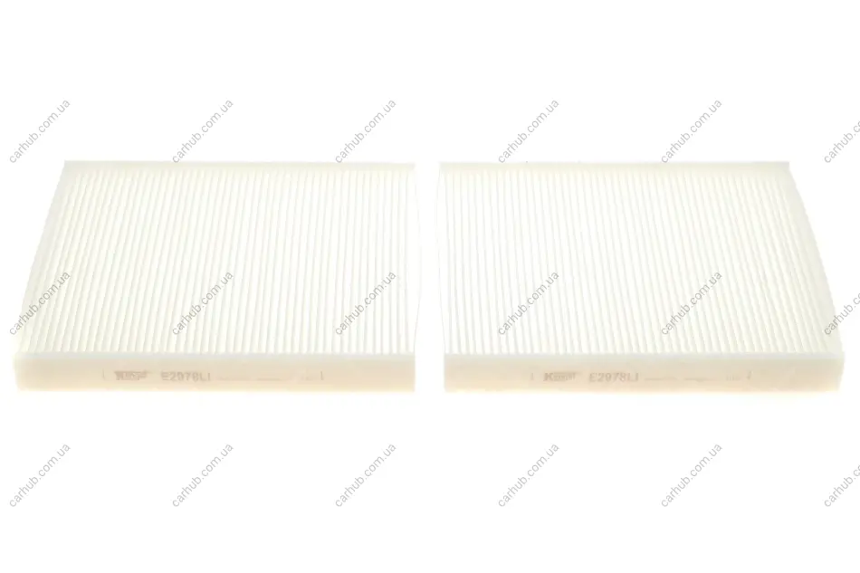 Фільтр салону BMW 5 (F10/F11/F07GT)/6 (F12/F13/F06GC) 10-18/7 (F01-F04) 08-15 (к-кт 2 шт.) HENGST FILTER E2978LI-2 (фото 1)