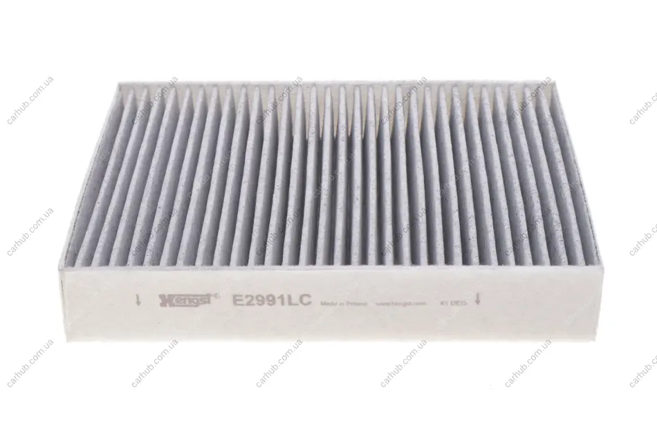 Фільтр салону BMW 1 (F20/F21) 11-/3 (F30/F31/F80) 11-18/4 (F32/F33/F36/F82) 13- (вугільний) HENGST FILTER E2991LC (фото 1)