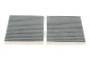 Фільтр салону BMW X3 (F25) 10-/X4 (F26) 14-18 (к-кт 2шт.) (вугільний) HENGST FILTER E2992LC-2 (фото 1)