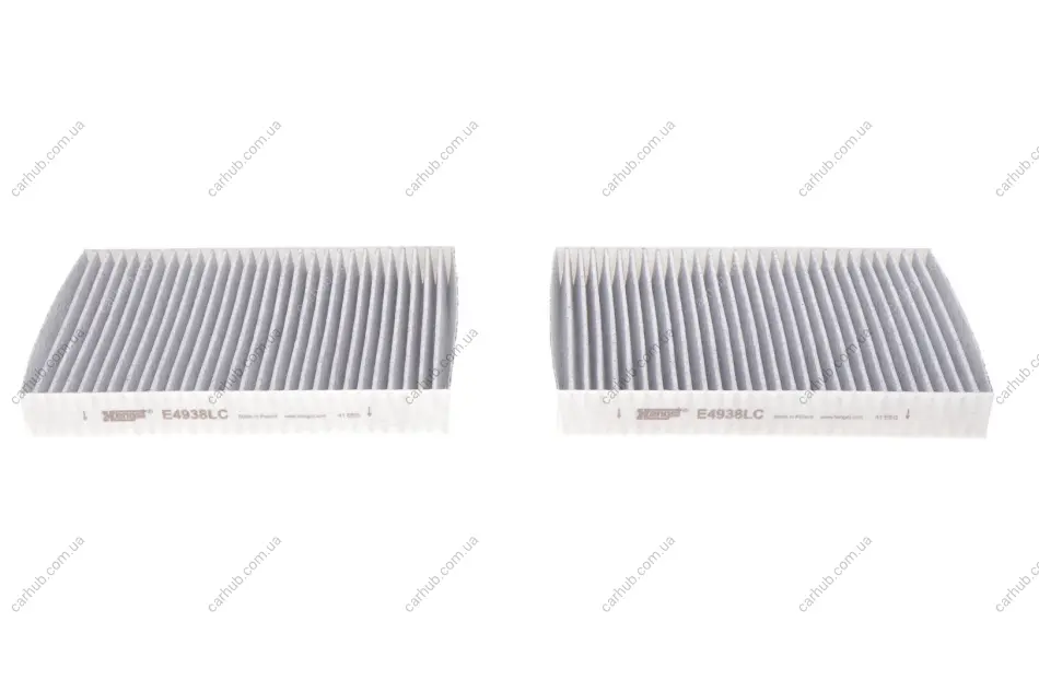Фільтр салону BMW 5 (G30/F90)/7 (G11/G12) 15- (вугільний) (к-кт 2 шт.) HENGST FILTER E4938LC-2 (фото 1)