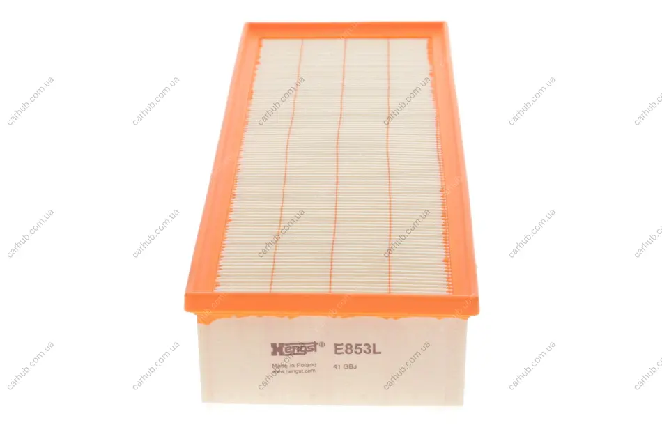 Фільтр повітряний Citroen C8 2.0-2.2HDi/Jumpy/Peugeot Expert 2.0HDi/Fiat Scudo 2.0D 06- (з поролоном) HENGST FILTER E853L (фото 1)