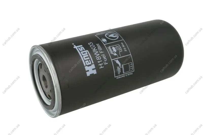 Паливний фільтр VOLVO 7700, A, B12, FH12, FL, FL12, FM10, FM12, FM7, NH12 D10A320-DH12E420 01.92- HENGST FILTER H18WK03 (фото 1)