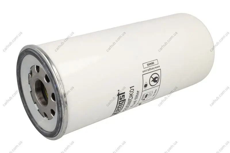 Паливний фільтр RVI KERAX, MAGNUM, PREMIUM 2 VOLVO 7700, 8300, 8500, 8700, 9300, 9400, 9500, 9700, 9900, B12, B9, FH, FH II, FH12, FH16, FH16 II, FM, FM II, FM12, FM9 D11A-330-DXi13 01.98- HENGST FILTER H200WDK01 (фото 1)