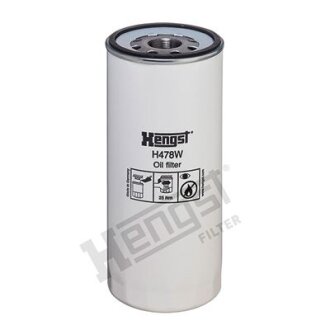 Фото фільтр масляний HENGST FILTER H478W Фільтр масляний HENGST FILTER H478W