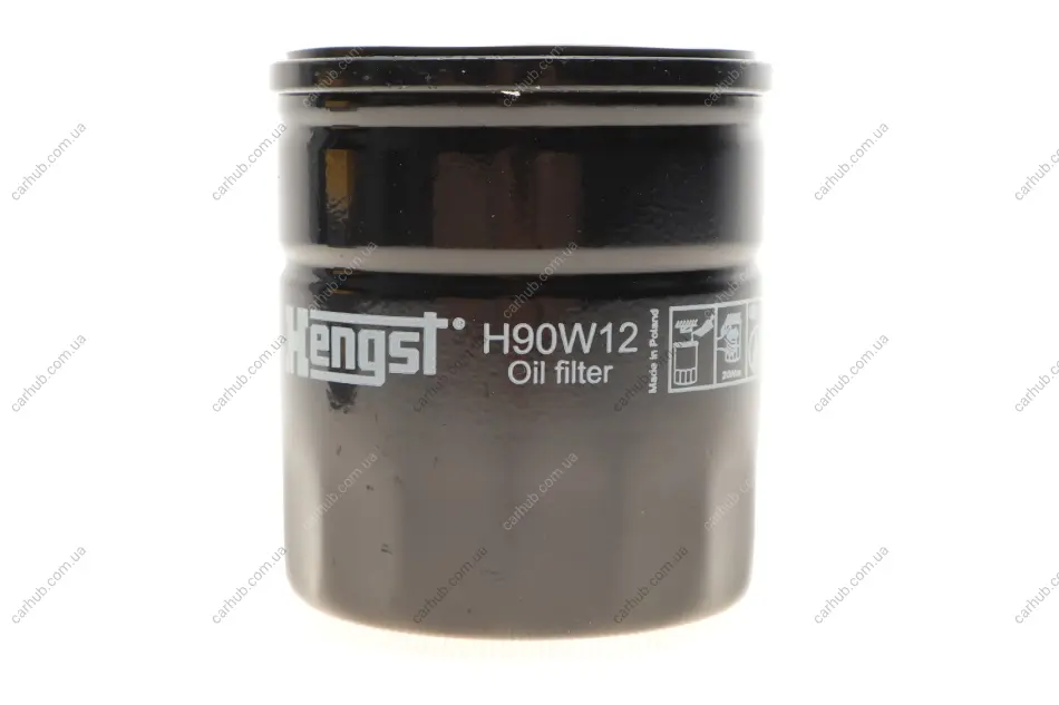 Фільтр масляний Saab 90/900/9000/99 -09 HENGST FILTER H90W12 (фото 1)