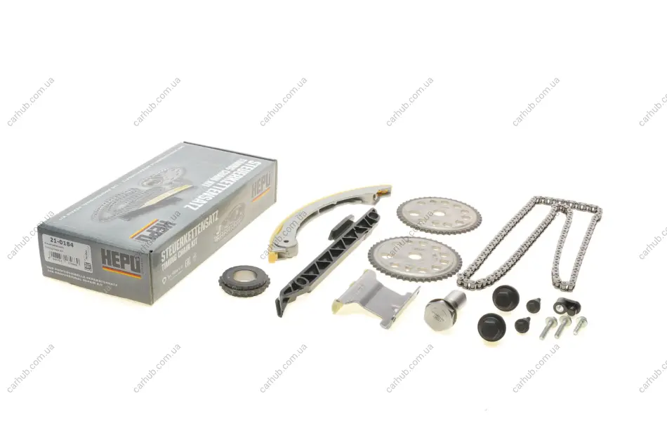 Комплект ланцюга ГРМ Opel Vectra B/C/Astra G 2.0-2.2.2 01- (ланцюг, натяжник, шестерня) HEPU 21-0184 (фото 1)