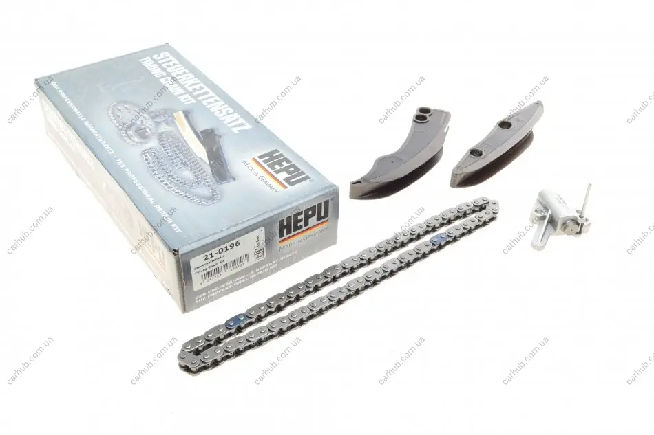 Комплект ланцюга ГРМ BMW 3 (E90/E91/E92/F30/F31) 5 (E61/F11/F11) X1 (E84) X3 (E83/F25) 2.0D 06-19 HEPU 21-0196 (фото 1)