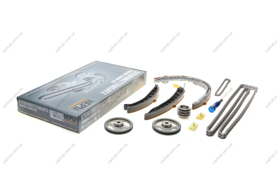 Комплект ланцюга ГРМ Porsche Cayenne (92A/9PA)/Panamera (970) 4.8 V8 09- (z=266/68) HEPU 21-0267 (фото 1)