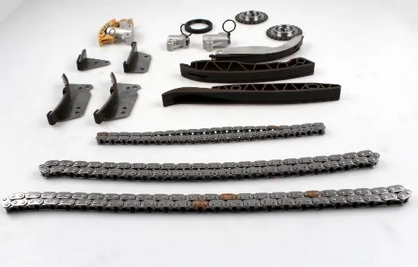 Комплект ГРМ (ланцюг + шестерня) HYUNDAI H-1, H-1 / STAREX, H-1 CARGO, H-1 TRAVEL, H350 KIA K2500, SORENTO I 2.5D 07.01- HEPU 210412 (фото 1)