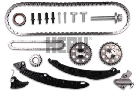 Комплект ГРМ (ланцюг + шестерня) SKODA FABIA II, YETI VW EOS, GOLF PLUS V, GOLF V, GOLF VI, JETTA III, JETTA IV, PASSAT B6, PASSAT B7, POLO IV, SCIROCCO III, TIGUAN 1.2LPG/1.4/1.6 02.02-07.18 HEPU HEP21-0466