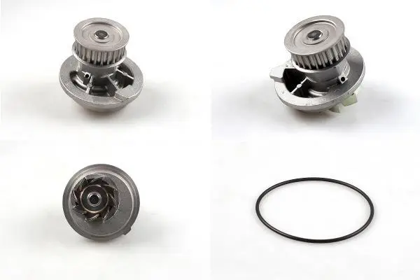Насос охолоджуючої рідини, з ущільненням CHEVROLET ASTRA, ZAFIRA OPEL ASTRA F, CALIBRA A, FRONTERA A SPORT, KADETT E, OMEGA A, OMEGA B, VECTRA A, VECTRA B 1.6/1.8/2.0 09.84-12.11 HEPU P314 (фото 1)