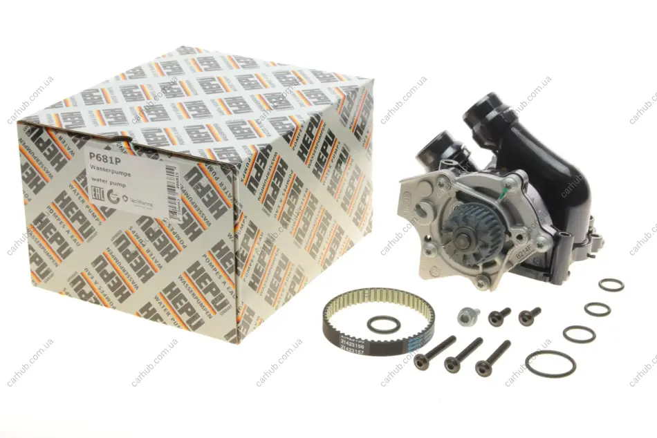 Помпа води Audi A3-A8 1.8TFSI/2.0TFSI/Skoda Octavia 1.8TSI/2.0RS/VW Golf V/VI 2.0TSI 06- HEPU P681P (фото 1)