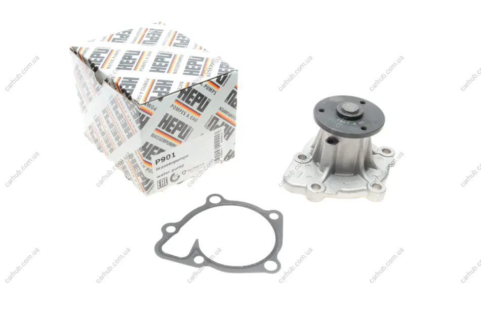 Помпа води Citroen C4/Mitsubishi Lancer VIII/Outlander/Peugeot 4007 1.8/2.0/2.4/4WD 08- HEPU P901 (фото 1)