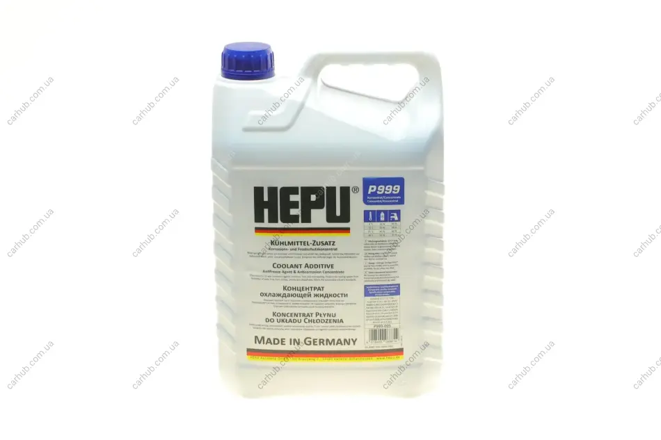 Антифриз (синій) G11 (5L) (MB325.0/325.2) (концентрат) HEPU P999-005 (фото 1)