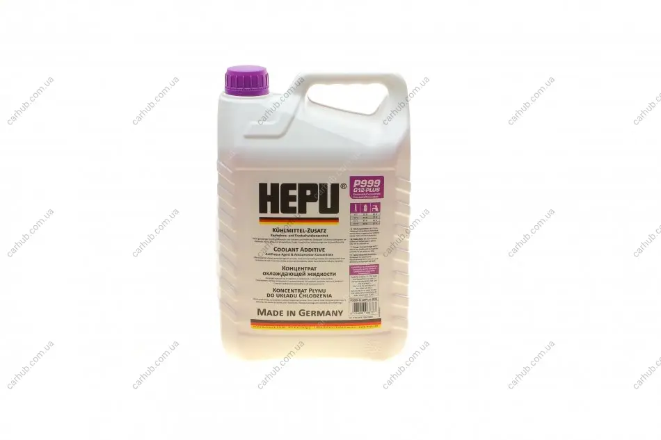 Антифриз (фіолетовий) G12 Plus (5L) (MB325.3) (концентрат) HEPU P999-G12Plus-005 (фото 1)