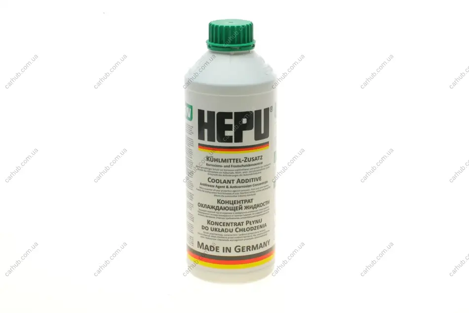 Антифриз (зелений) G11 (1,5 л) (концентрат) HEPU P999-GRN (фото 1)