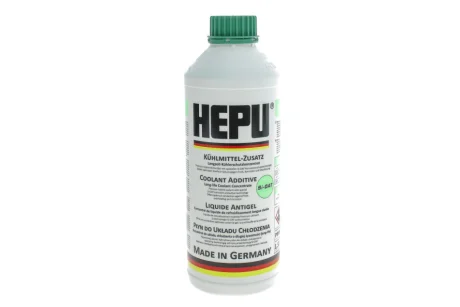 Антифриз (зелений) 1.5L (1:1=-37°C) (концентрат) HEPU P999-LL18