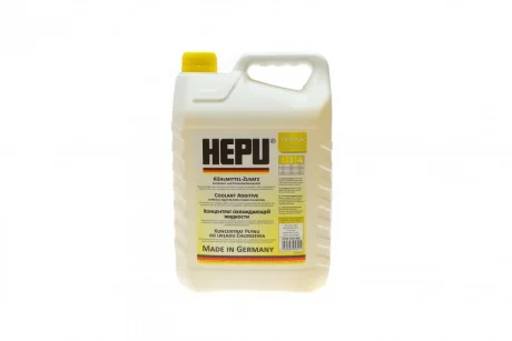 Антифриз (жовтий) G11 (5L) (концентрат) HEPU P999-YLW-005