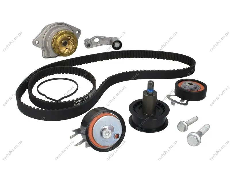 Комплект ГРМ + помпа VW Golf/Bora/Seat 1.4 V16 97-06(130x20/58x17) HEPU PK05571 (фото 1)