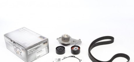Фото 1 - комплект ГРМ + помпа Ford Transit Courier 1.6 TDCi 14- (121x25.4) HEPU PK08033 Комплект ГРМ + помпа Ford Transit Courier 1.6 TDCi 14- (121x25.4) HEPU PK08033 (фото 1)