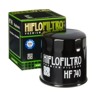Масляний фільтр (ширина: 80 мм, зовнішній діаметр: 74 мм) HIFLO HF740