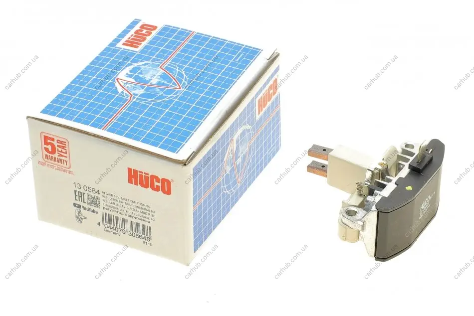 Реле генератора (14.5V) Volvo S40/S70/V40/V70 1.6-2.5 95-08 (HÜCO) HITACHI 130564 (фото 1)