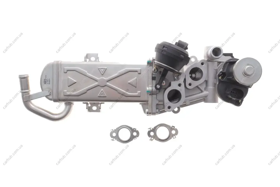 Радіатор рециркуляції ВГ з клапаном EGR VW 1.6/2.0TDI 09- Huco 138469 (фото 1)