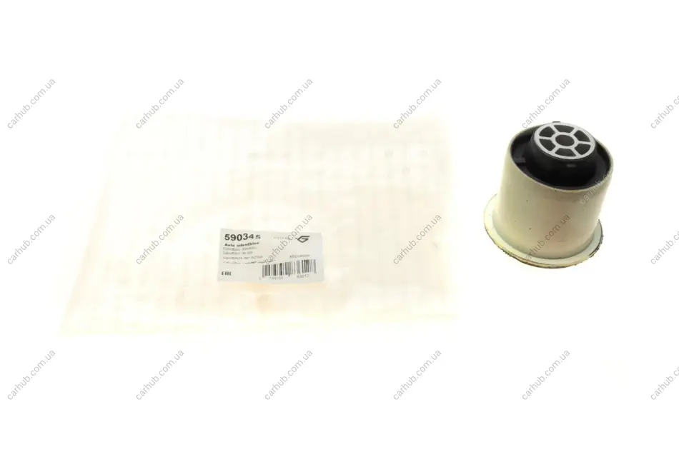 Сайлентблок балки (задньої) Citroen C3 Picasso 09-/Peugeot 207 06-15 HUTCHINSON 590345 (фото 1)