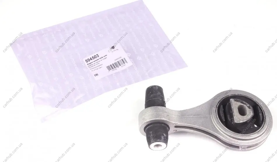 Подушка двигуна (задня/нижня) Fiat Doblo 1.2/1.9D/1.9JTD 01- (косточка) HUTCHINSON 594503 (фото 1)