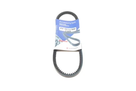 Ремінь генератора Audi 80/100 1.6/2.0D 78-86/Fiat Ducato 2.5D 94-02/Peugeot 505 2.5D 81-93 HUTCHINSON AV 10 LA 600