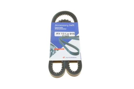 Ремінь генератора Audi 100/200/80/90 82-96 (13x915) HUTCHINSON AV 13 La 915