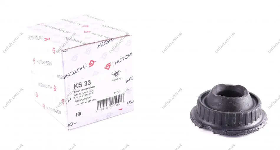 Подушка амортизатора (переднього) Audi A4/A6 94-01/VW Passat 96-05 HUTCHINSON KS 33 (фото 1)