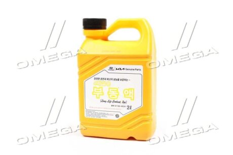 Антифриз-концентрат Hyundai/Kia Long Life Coolant, 2 л, червоний Hyundai/Kia/Mobis 0710000201
