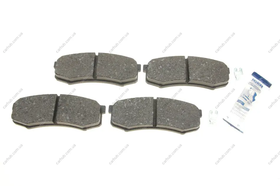 Колодки гальмівні (задні) Mitsubishi Pajero IV 06-/Toyota Land Cruiser 84-/Prado 02-/Lexus GX 01- ICER 141027 (фото 1)